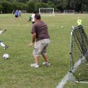 Kicking toward the goal